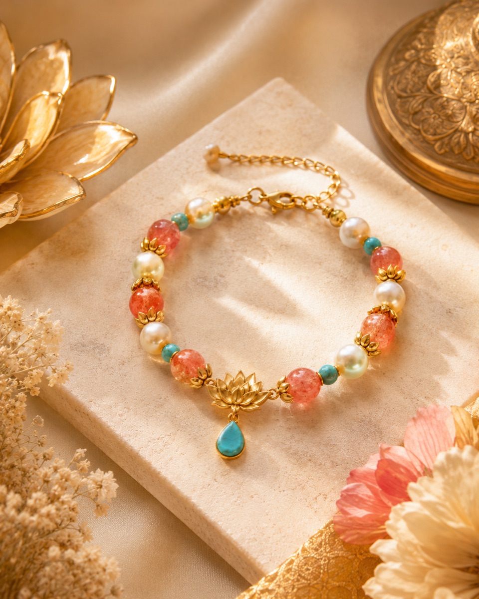 Lotus Jade Bracelet view 2